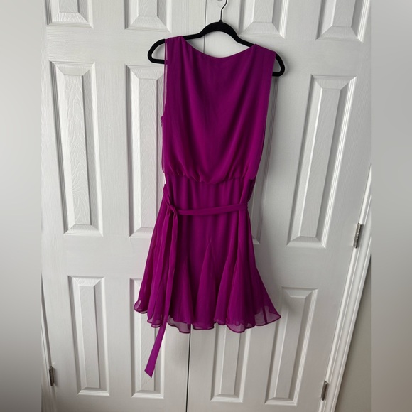 Lauren Ralph Lauren Pink / Purple Dress Size 16 Sleeveless Fuschia NWT - Picture 3 of 9